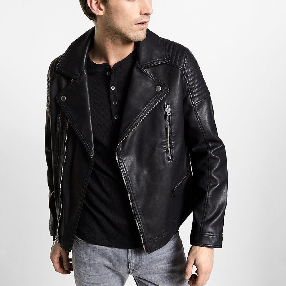 EXPRESS\ BLACK MINUS THE LEATHER ASYMMETRICAL